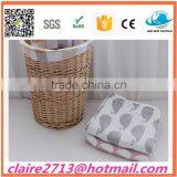 47*47 Inch Size 100% Muslin Organic Bamboo Cotton Baby Swaddle Blanket by Trade Assurance