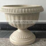 Stone Effect Plastic Garden Flower Pot Outdoor Planters thumbnail-1