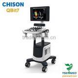 CHISON Qbit7 Popular Diagnostic Trolley Color Doppler Ultrasound Machine Price With CE ISO
