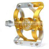 One Pair TAVTA MTB Mountain Ultralight Pedal Ultra-Light Bicycle Pedals 3 Bearings Axle Aluminum Alloy Anti-skid Footrest thumbnail-5