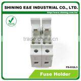 FS-032L3 Rail Mounted Cartridge Type AC DC 600V 32A Fuse Holder thumbnail-5