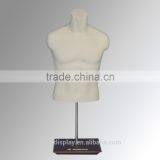 High Quality Half Body Fiberglass Female Torso Mannequin Without Head and Arm thumbnail-1