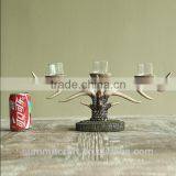 Home Goods Antiques Resin Deer Antler Old Fashioned Candle Holder thumbnail-5