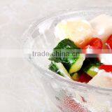 Apple Design Set 5 Engraving Large Cleat Decorative Glass Salad Bowls thumbnail-5