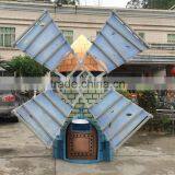 Outdoor Fiberglass Big Pinwheel Sculpture thumbnail-1