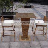 3pcs Fashion Design Wicker Outdoor Bar Stools thumbnail-2