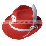 2017 New Charm Products Custom Black Wide Brim Wool Felt Top Hat Wholesale With Letter for Gentlemen Made in China thumbnail-5