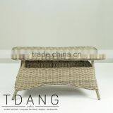 Hanna Wicker Table- Garden Outdoor Rattan Coffee Table thumbnail-3