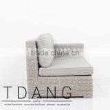 Sedona Wicker Left Hand Bench - Poly Rattan Furniture - Outdoor Patio Furniture thumbnail-3