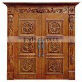 Luxury Antique Solid Wood External Door for Villa and Hotel, Finished by Handcarved BF11-12191c thumbnail-3