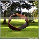 Abstract Garden Corten Steel Sculpture thumbnail-1