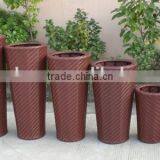 Outdoor Rattan Wicker Flower Pots AK2001 thumbnail-1