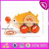 2016 New Design Kids Wooden Animal Car Toy,cute Baby Wooden Animal Car Toy,most Fashion Wooden Animal Car Toy W05B091 thumbnail-2