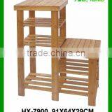 Cheap Living Room Bamboo Standing Shoe Rack, Shoe Bench, Shoe Chair thumbnail-1