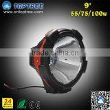 9inch 12V24V 55W/75W/100W Hid Offroad Light,4wd off Road Hid Driving Light,hid Work Light for Truck