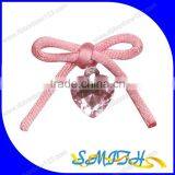 2015 Pink Rope Ribbon Bow With Crystal thumbnail-1