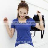 Short Sleeves Custom Printing 100% Cotton Custom Women t Shirt thumbnail-5