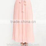 Chiffon Pleated Belt at Front Latest Model Full Skirt Ladies thumbnail-2