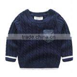 Hot Fashion Cotton Private Label Crew Neck Korean Sweater Knitting Pattern thumbnail-5