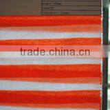Orange and Whtie Striped Fabric,100% Cotton Single Jersey thumbnail-4