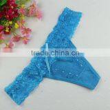 Stock Flowers Floral Print Lace Underwear Women Transparent Thongs Sey Women's Thong and G-String T Back Lingerie G String Panty thumbnail-1