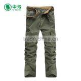 Wholesale Fashion Multi Color 100% Cotton Long Tactical Pants Mens 6 Pocket Cargo Pants thumbnail-4
