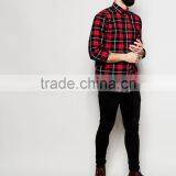 Latest Man Flannel Check Shirt With Your Logo thumbnail-4