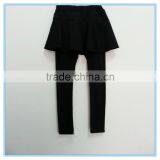 Wholesale OEM Soft Good Quality Comfortable Children Girl Pantskirts Leggings With Skirt for Girls Kids Girls Leggins thumbnail-1