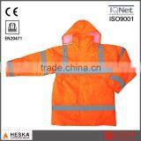 Custom Workwear Oxford hi Vis Safety Winter 3m Jacket