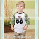Boy's Design T-shirt Truck Applique Cool Boy T-shirt Baby Boys Design Cotton Top Kids O-neck T-shirt Fall Boutique Kids Clothes thumbnail-1