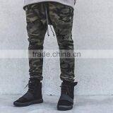Mens Fashion Camo/camouflage Military Jogger Pants With Leather Drawstring thumbnail-1