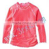 Kid's Cute Long Sleeve Rash t Shirt for Girl thumbnail-1
