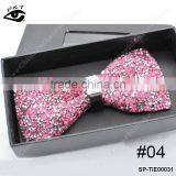 Luxury Glitter Rhinestones Bow Ties Vintage Ties for Men's Wedding Dress With Gift Box 12x6cm thumbnail-2