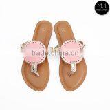 Stocked Monogram Solid Disc Kid Sandal thumbnail-1