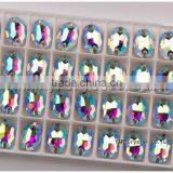 Shining Rhinestone Stone Button Sew on Crystal Beads for Wedding Dress thumbnail-3