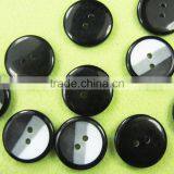 12years Experience Fashion 2 Hole Black and White Pattern Resinic Suit Button for Coat thumbnail-2