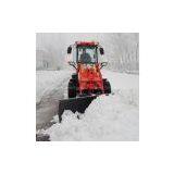 Small Wheel Loader 1.2T ZL12F With Snow Plough thumbnail-3
