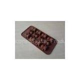 Novelty Flexible Non-stick Silicone Chocolate Mould 12Holes For Microwave Oven thumbnail-1