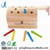 Balance Exercise Wooden Catching Worms Game Gifts Educational Toys for Kids thumbnail-1