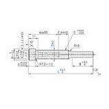 Spring Pin Reinforced Type HSS Punches TiCN Coating Heavy Load for Plastic Mold thumbnail-1