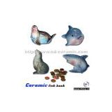 Ceramic money box,Porcelain coin box,Animal shape saving bank