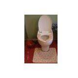 self-adhesive toilet seat cover and mat set