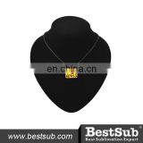 BestSub Zinc Alloy Necklace with Square Pendant (XL08)