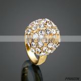 Hot Selling Diamond Paved Gold Sparkling Knuckle Ring Wedding Jewelry