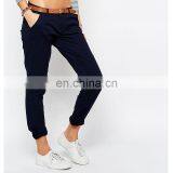 Europe style 100%Cotton casual canvas ladies pants