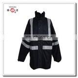 190T Polyester Pongee Raincoat With Prismatic Reflective Strips thumbnail-2
