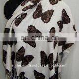 Animal Printed With Fringes Pashmina Shawls thumbnail-1