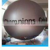 grey color round helium gas balloon/round pvc balloon