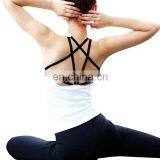 No Moq Wholesale Women Running White Backless Gym Tank Top Blank thumbnail-2