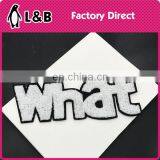 Winter Badges Sew on Letter Embroidery Textile Badges and Patches